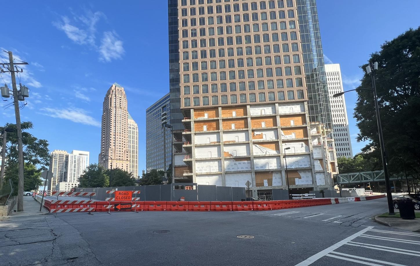Activity spotted around Midtown's long-idle Campanile site 